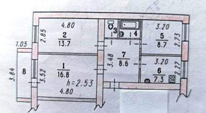 Продажа квартиры Омск. ул Циолковского, 6/1 Продажа квартиры Омск. ул Циолковского, 6/1