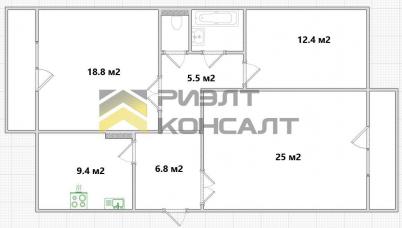 Продажа квартиры Омск. улица Полторацкого, 48