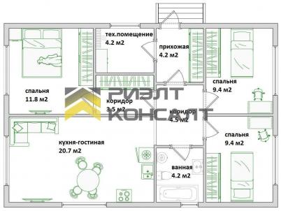 Продажа дома Омская обл, Омский р-н, с.Надеждино
