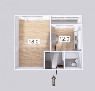 Продажа квартиры Омск. пр-кт. Комарова, 16