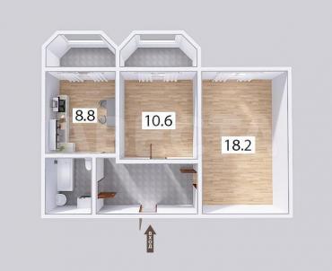 Продажа квартиры Омск. ул. 4-я Поселковая, 34