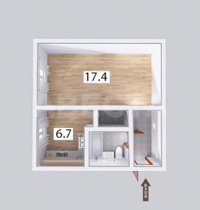 Продажа квартиры Омск. Шакурова, 6