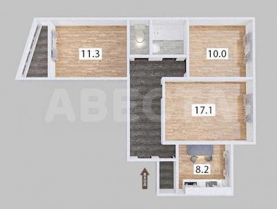 Продажа квартиры Омск. пр-кт. Комарова, 31