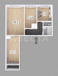 Продажа квартиры Омск. ул. Стрельникова, 1