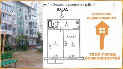 Продажа квартиры Омск. 1-я Железнодорожная, 18/1