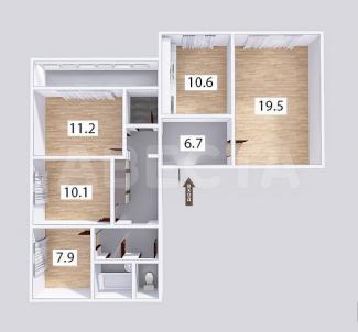 Продажа квартиры Омск. ул. 2-я Железнодорожная, 5