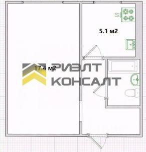 Продажа квартиры Омск. улица Дмитриева, 4, к.2