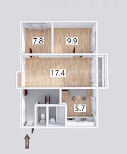 Продажа квартиры Омск. г-к. 16-й Военный, 414