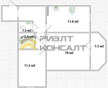 Продажа квартиры Омск.&nbsp;улица 2-я Поселковая, 20