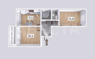 Продажа квартиры Омск. ул. Перелета, 18