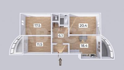 Продажа квартиры Омск. ул. 10 лет Октября, 147