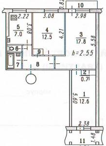 Продажа квартиры Омск. улица Ярослава Гашека 3/2
