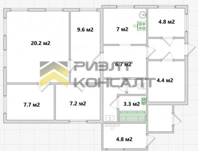 Продажа дома Омск.&nbsp;улица Зеленая, 1Б
