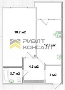 Продажа квартиры Омск. улица Степанца, 2