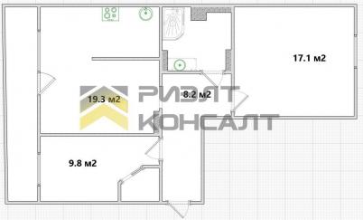 Продажа квартиры Омск. улица Малиновского, 19, к.1