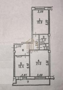 Продажа квартиры Омск. Мельничная ул., 87к1