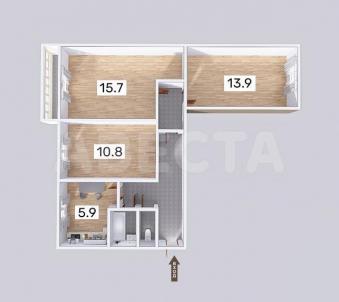 Продажа квартиры Омск. ул. Волгоградская, 6