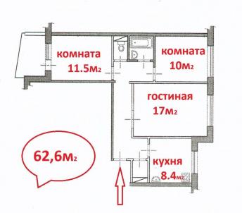 Продажа квартиры Омск. ул Рокоссовского, 16