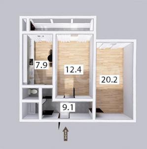 Продажа квартиры Омск.&nbsp;ул. Масленникова, 70