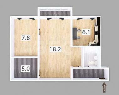 Продажа квартиры Омск. проезд. Спортивный, 12