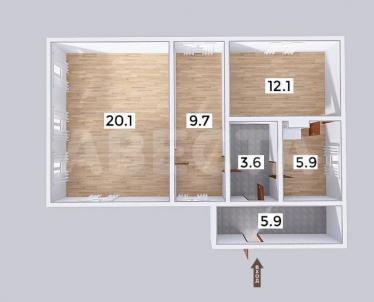 Продажа квартиры Омск.&nbsp;ул. 7-я Чередовая, 59