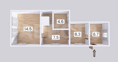 Продажа квартиры Омск.&nbsp;ул. 3-я Ремесленная, 87