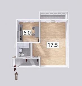 Продажа квартиры Омск.&nbsp;пр-кт. Космический, 33