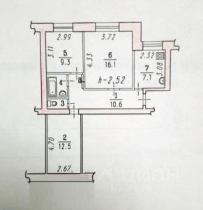 Продажа квартиры Омск.&nbsp;Харьковская ул., 25к2
