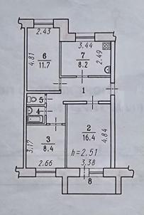 Продажа квартиры Омск.&nbsp;Солнечный, 4-я Любинская, 138/1