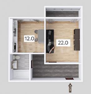 Продажа квартиры Омск.&nbsp;ул. Крупской, 14