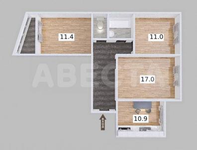 Продажа квартиры Омск.&nbsp;ул. Туполева, 3