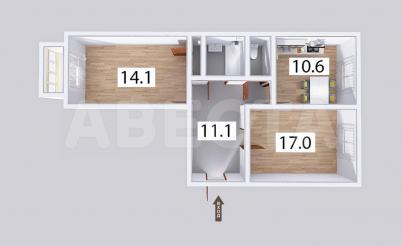 Продажа квартиры Омск.&nbsp;пр-кт. Карла Маркса, 22