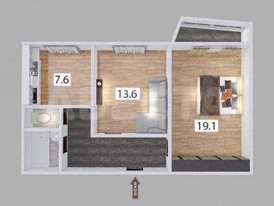 Продажа квартиры Омск.&nbsp;п. Биофабрика, 12к1