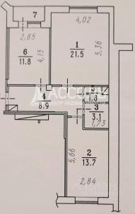 Продажа квартиры Омск.&nbsp;пр-кт. Комарова,21