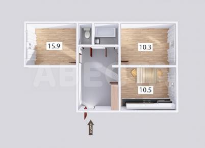 Продажа квартиры Омск.&nbsp;пр-кт. Комарова, 27/2