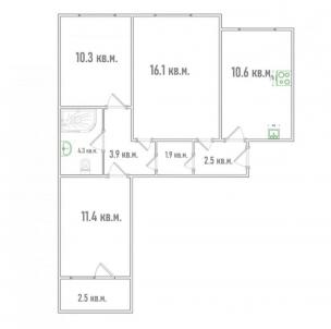 Продажа квартиры Омск.&nbsp;Дианова ул, 7