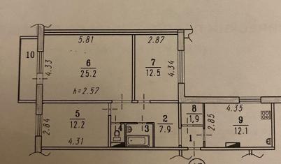 Продажа квартиры Омск.&nbsp;6-я Линия ул, 180
