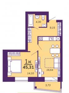 Продажа новостройки Омск.&nbsp;ул Амурская 21-я, 1