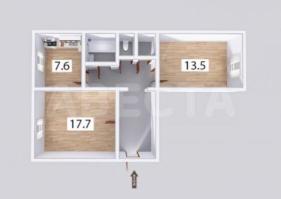 Продажа квартиры Омск.&nbsp;ул. Малунцева, 9А