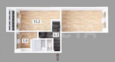 Продажа квартиры Омск.&nbsp;ул. Челюскинцев, 95