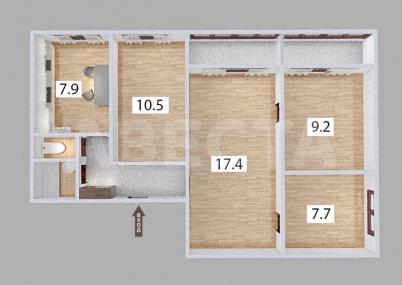 Продажа квартиры Омск.&nbsp;ул. Моторная, 11