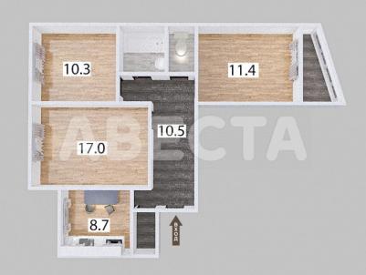 Продажа квартиры Омск.&nbsp;ул. Конева, 22