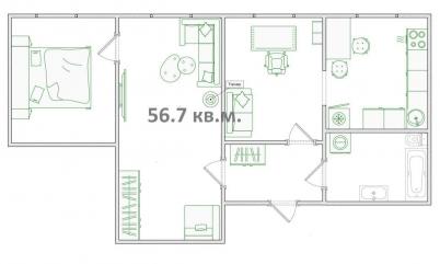 Продажа квартиры Омск.&nbsp;Заозерная ул, 6