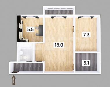 Продажа квартиры Омск.&nbsp;Комсомольский Городок, 21