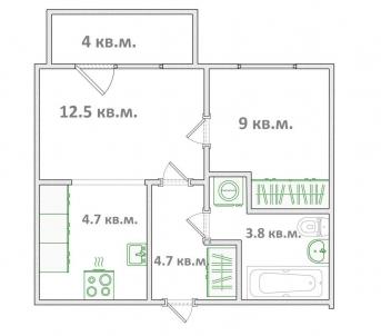 Аренда квартиры Омск.&nbsp;Светловская ул, 14