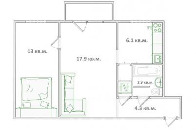 Продажа квартиры Омск.&nbsp;А.Петухова б-р, 3