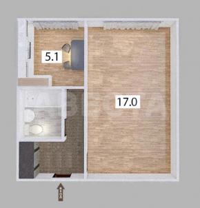 Продажа квартиры Омск.&nbsp;пр-кт. Менделеева, 12