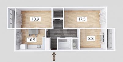 Продажа квартиры Омск.&nbsp;ул. Кирова, 6/2