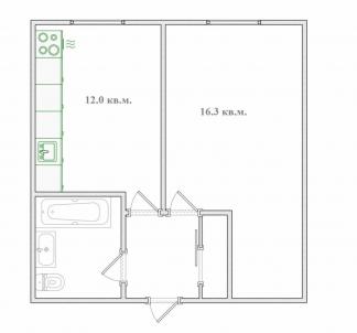 Продажа квартиры Омск.&nbsp;Химиков ул, 12 к 2