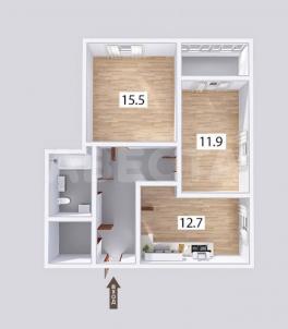 Продажа квартиры Омск.&nbsp;ул. 2-я Поселковая, 10/1